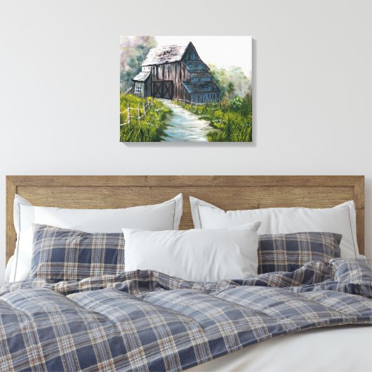 Toile La grange perdue en bois (Insitu(Chambre))