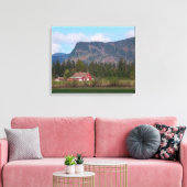 Toile La grange rouge et le mont Enumclaw (Insitu(Salon))