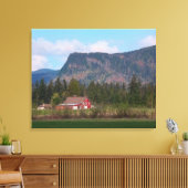 Toile La grange rouge et le mont Enumclaw (Insitu(Salon))
