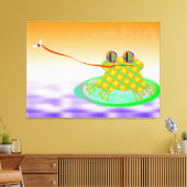 Toile La Grenouille Et La Mouche (Insitu(Salon))