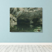 Toile La Grotte de la Loue, 1864 (Insitu (Plancher de Bois))