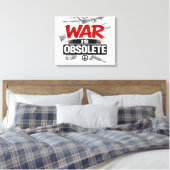 Toile La guerre est obsolète – Conception de protestatio (Insitu(Chambre))