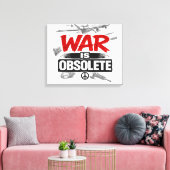 Toile La guerre est obsolète – Conception de protestatio (Insitu(Salon))