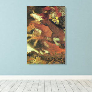 Toile La Guerre par Arnold Böcklin, Symbolisme Ancien Ar