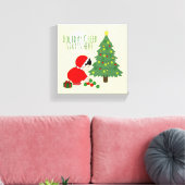 Toile La joie des fêtes commence ici - œuvre murale (Insitu(Salon))