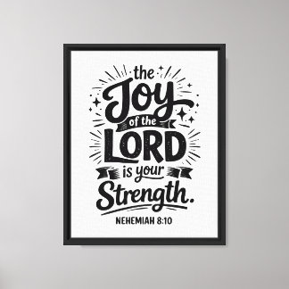Toile La Joie Du Seigneur : Néhémie 8:10