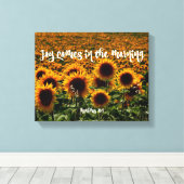 Toile La joie vient dans la Bible des Psaumes du Matin (Insitu (Plancher de Bois))