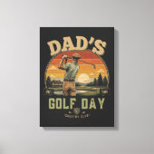 Toile La journée de golf de papa (Recto)