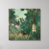 Toile La jungle équatoriale | Henri Rousseau (Recto)