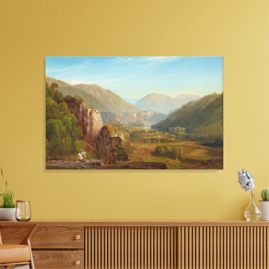 Toile La Juniata River, Pennsylvanie par Thomas Moran (Insitu(Salon))