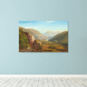 Toile La Juniata River, Pennsylvanie par Thomas Moran (Insitu (Plancher de Bois))