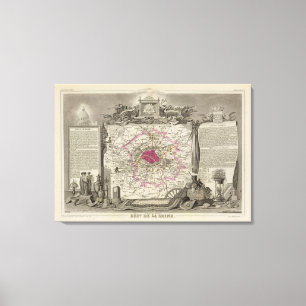 Toile La la Seine du service De