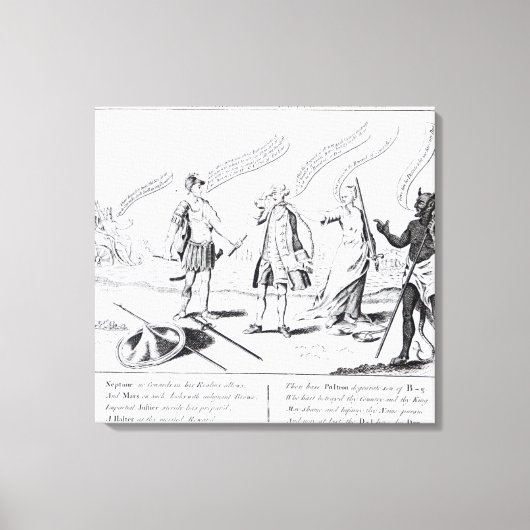 Toile La lâcheté récompensée ou le diable aura son (Recto)