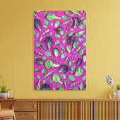 Toile La laitue vert sur le pourpre (Insitu(Salon))