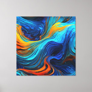 Toile La Lave Océanique "Tempestial"
