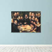Toile La leçon d'anatomie du docteur Willem van der (Insitu (Plancher de Bois))