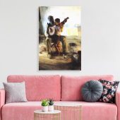 Toile La leçon de Banjo (Insitu(Salon))