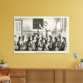 Toile 'La leçon de marquage', illustration tirée de 'Un (Insitu(Salon))