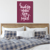 Toile La lecture vous rend intelligent (Insitu(Chambre))