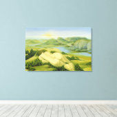 Toile La Légende de Balaton 2003 (Insitu (Plancher de Bois))