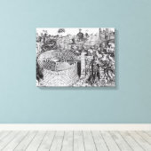 Toile La Légende de Thésée (Insitu (Plancher de Bois))