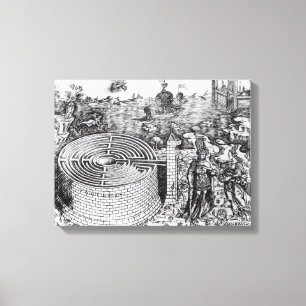 Toile La légende de Theseus