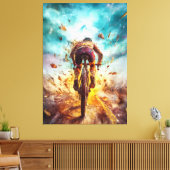 Toile La légende du VTT - Art du Sport Dynamique (Insitu(Salon))
