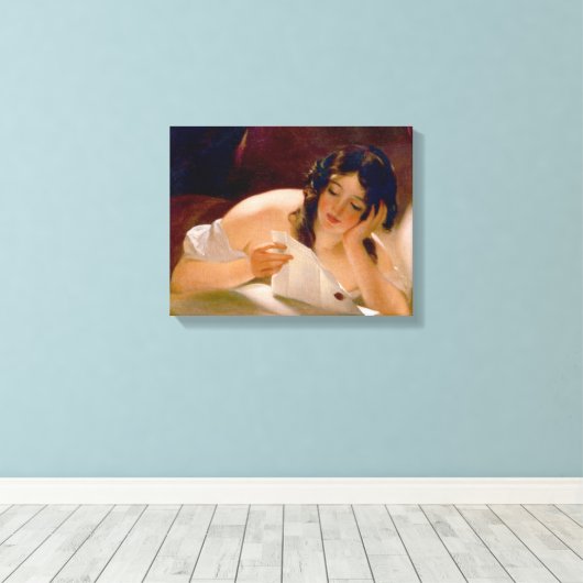 Toile La lettre d'amour (par Thomas Sully) (Insitu (Plancher de Bois))