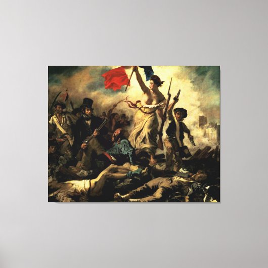 Toile La liberté à la tête du peuple (Recto)