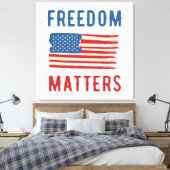 Toile La liberté est importante (Insitu(Chambre))