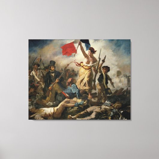 Toile La Liberté guidant le peuple – Eugène Delacroix (Recto)