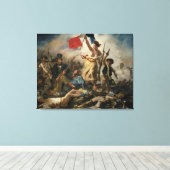 Toile La Liberté guidant le peuple – Eugène Delacroix (Insitu (Plancher de Bois))