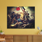 Toile La liberté guide le peuple - Eugène Delacroix (Insitu(Salon))
