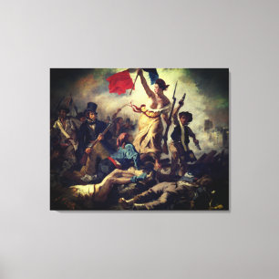 Toile La liberté guide le peuple - Eugène Delacroix