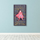 Toile La Litanie de la fille Geek pour le féminisme (Insitu (Plancher de Bois))