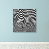 Toile La loi de la gravité 3D (Insitu (Plancher de Bois))