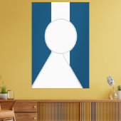 Toile "La longue attente" (Insitu(Salon))