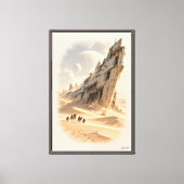 Toile La Longue Attente (Recto)
