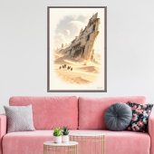 Toile La Longue Attente (Insitu(Salon))