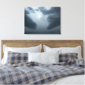 Toile "La lumière brille dans l'obscurité" (Insitu(Chambre))