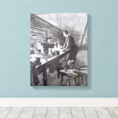 Toile La lumière électrique (Insitu (Plancher de Bois))