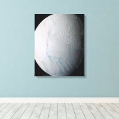 Toile La lune de Saturne Encelade 3 (Insitu (Plancher de Bois))