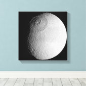 Toile La lune de Saturne Tethys 2 (Insitu (Plancher de Bois))