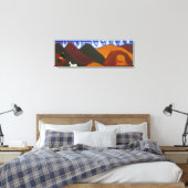Toile La Lune et la Puma dire adieu à (Insitu(Chambre))