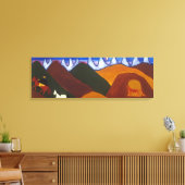 Toile La Lune et la Puma dire adieu à (Insitu(Salon))