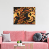 Toile La Lune et les étoiles II (Insitu(Salon))