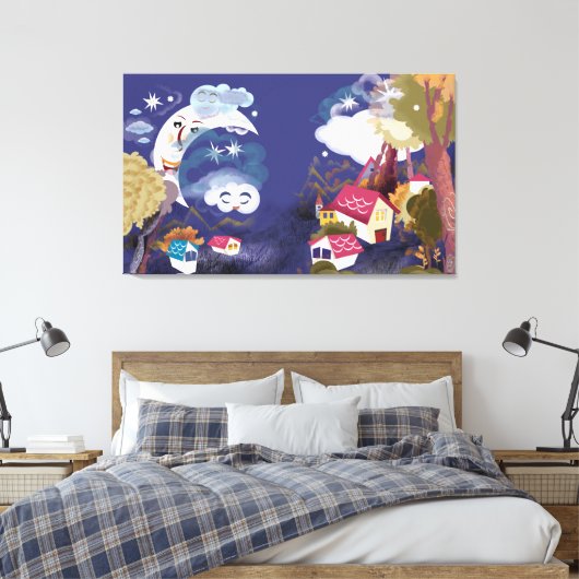 Toile La Lune rêvée (Insitu(Chambre))