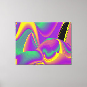 Toile La Magie des Couleurs Abstrait 3D Rainbowart