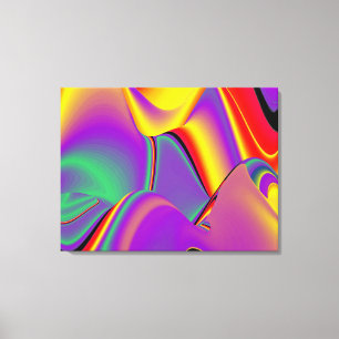 Toile La magie des couleurs Abstrait Rainbowart 3D