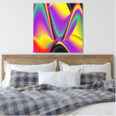 Toile La magie des couleurs Abstrait Rainbowart 3D (Insitu(Chambre))